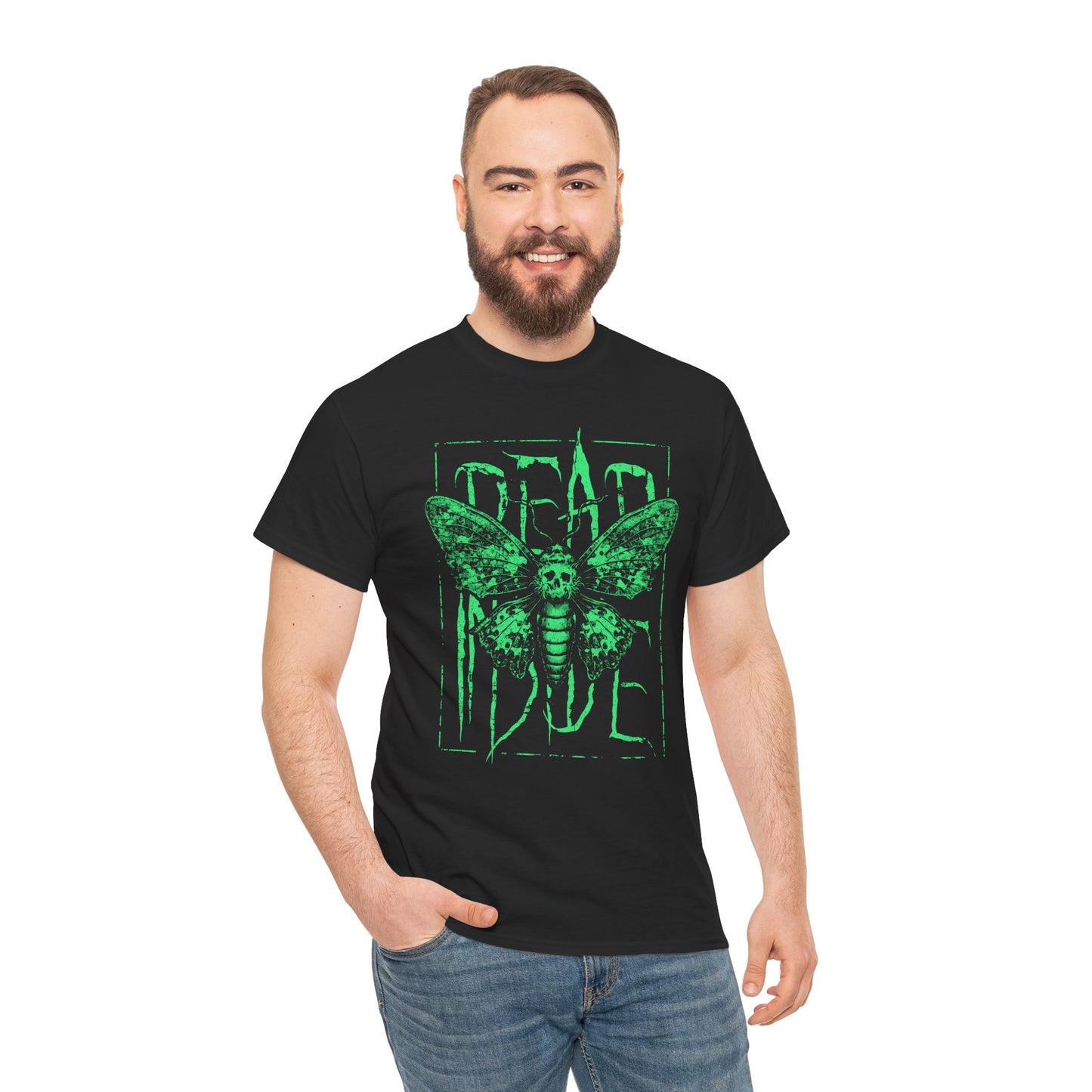 Unisex T-shirt Dead inside in green