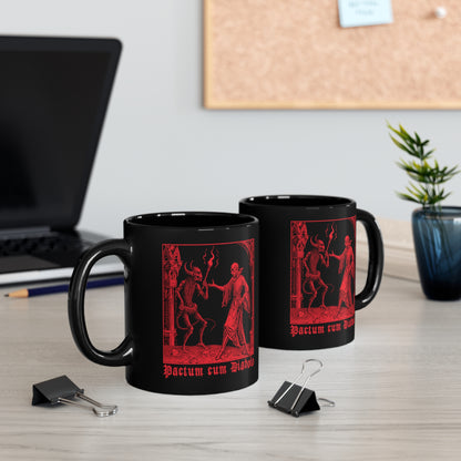 Mug Pactum cum Diabolo in Red - Frogos Design