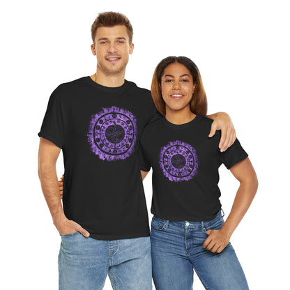 Unisex T-shirt Witchcraft Seal in Purple