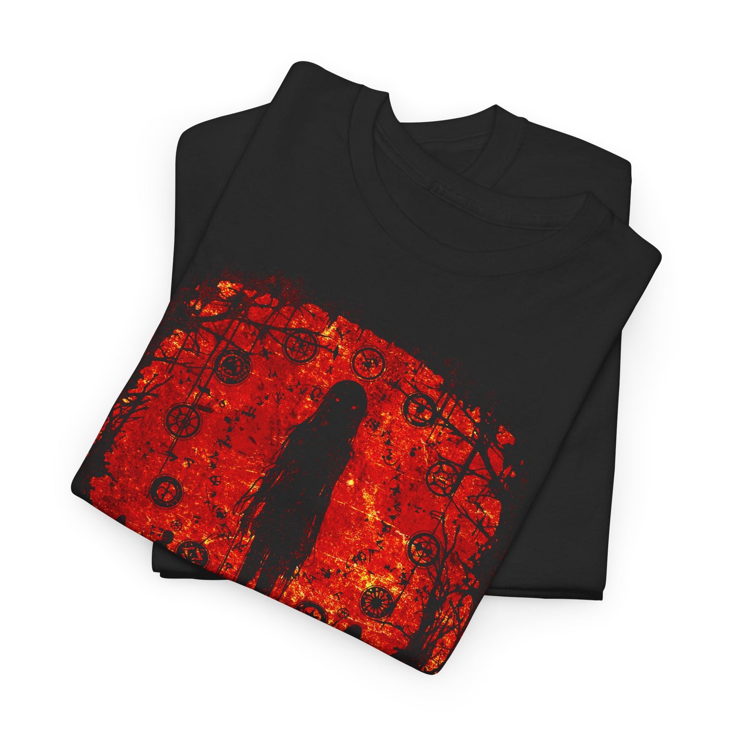 Unisex T-shirt Evil is here in red