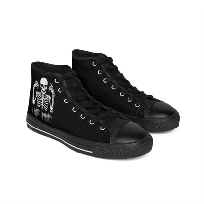 Classic Sneakers Skelly hates Mondays - Frogos Design