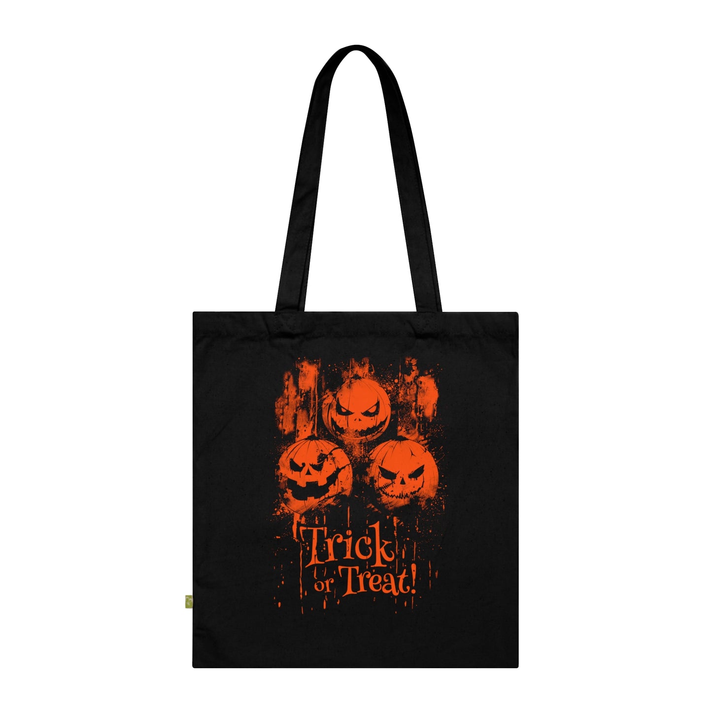 Tote bag Halloween Pumpkins Trick or Treat in Orange