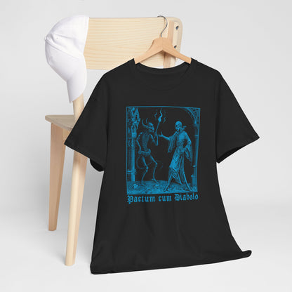 Unisex T-shirt Pactum cum Diabolo in Blue