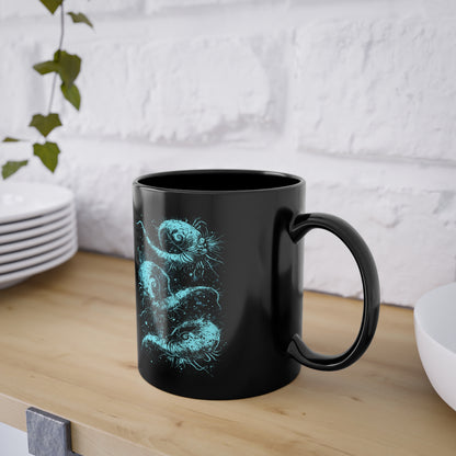 Mug Cosmic Worms in Blue