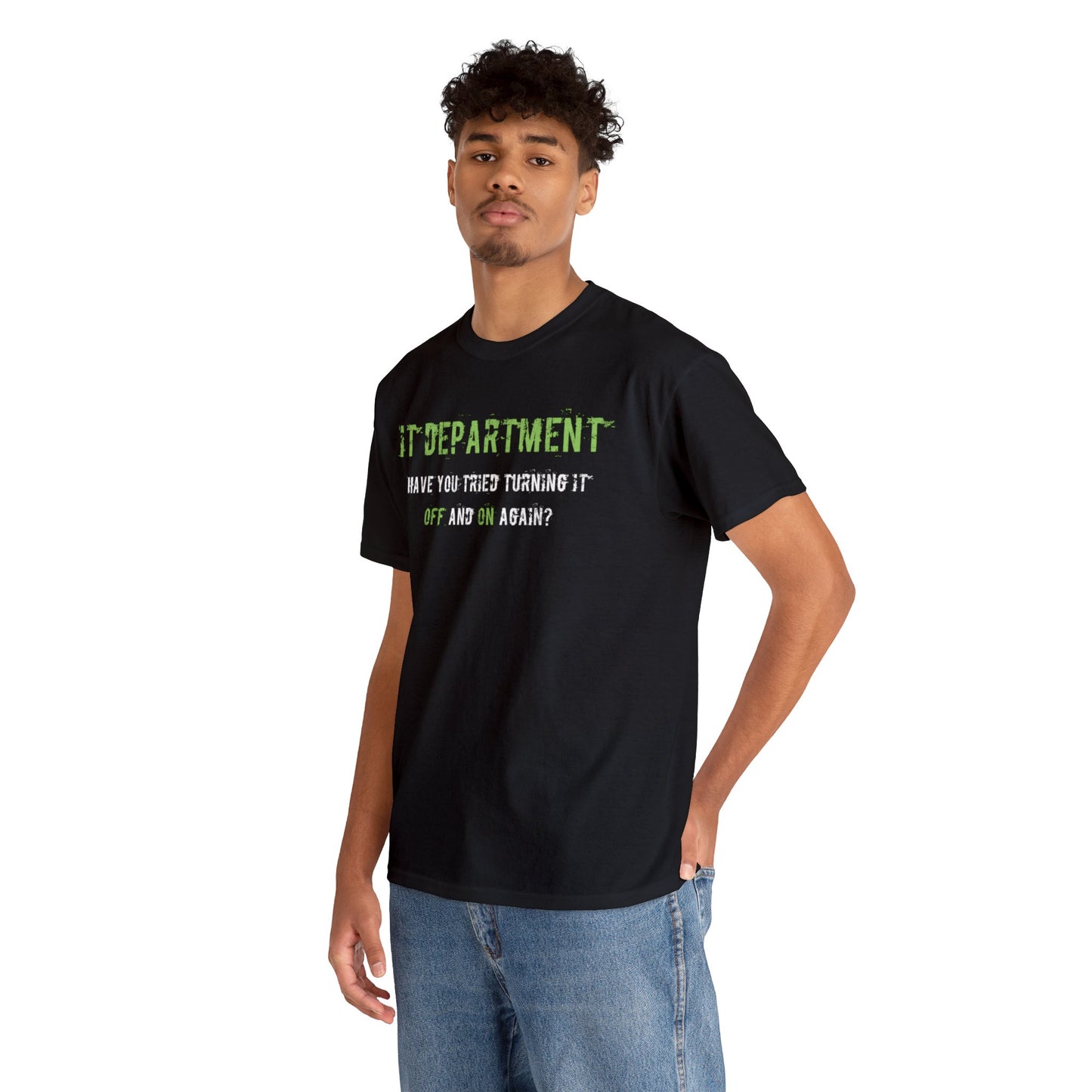 Unisex IT T-shirt for IT support in Green - Frogos Design