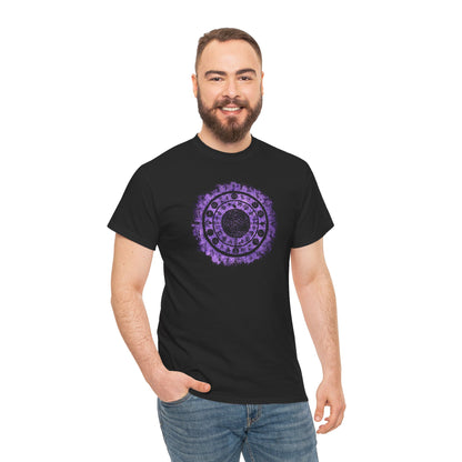 Unisex T-shirt Witchcraft Seal in Purple