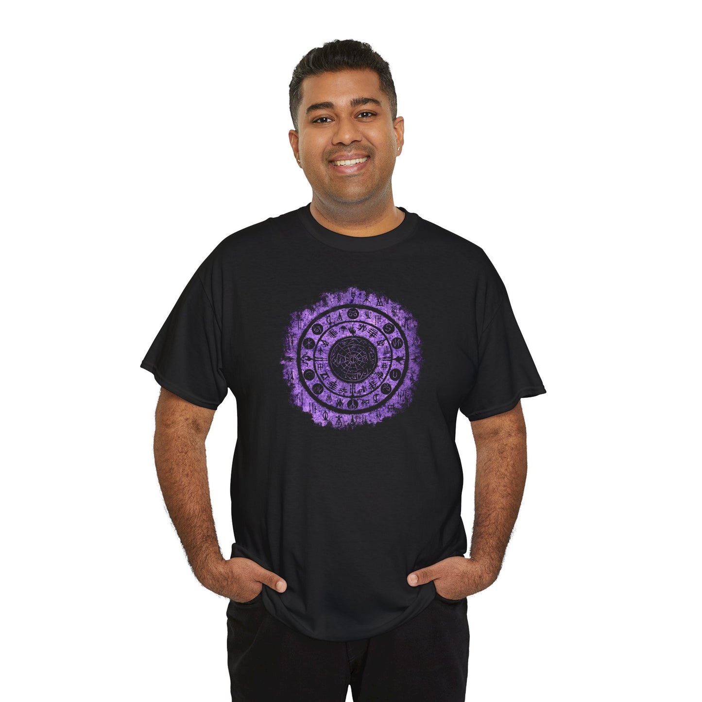 Unisex T-shirt Witchcraft Seal in Purple