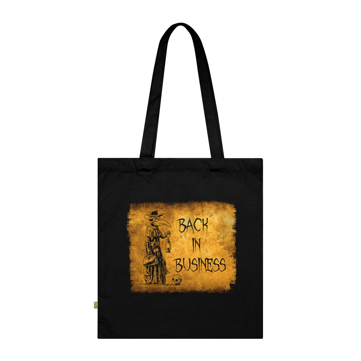 Tote Bag Back in Business in Orange - Frogos Design