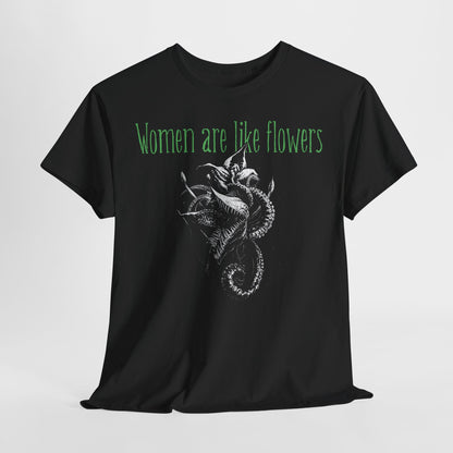 Unisex T-shirt Women are like Flowers in Green