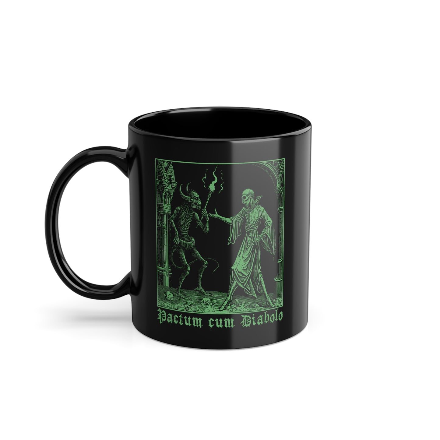 Mug Pactum cum Diabolo in Green