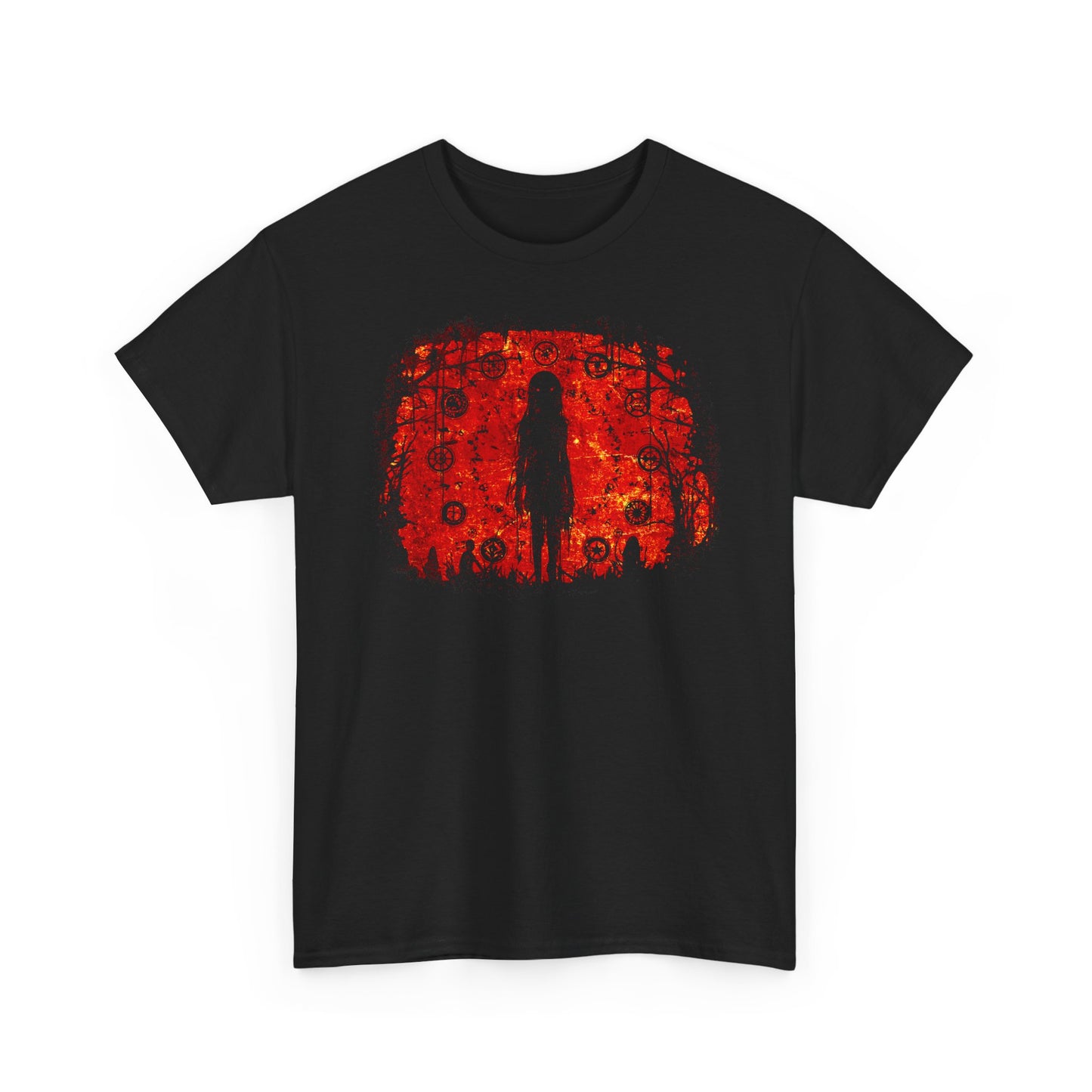 Unisex T-shirt Evil is here in red