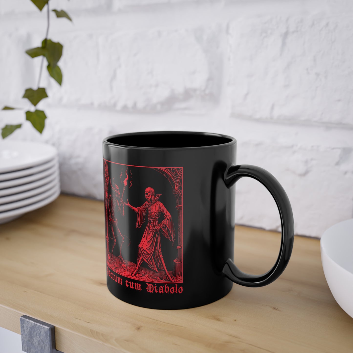 Mug Pactum cum Diabolo in Red