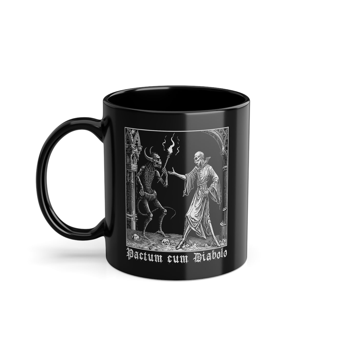 Mug Pactum cum Diabolo in White