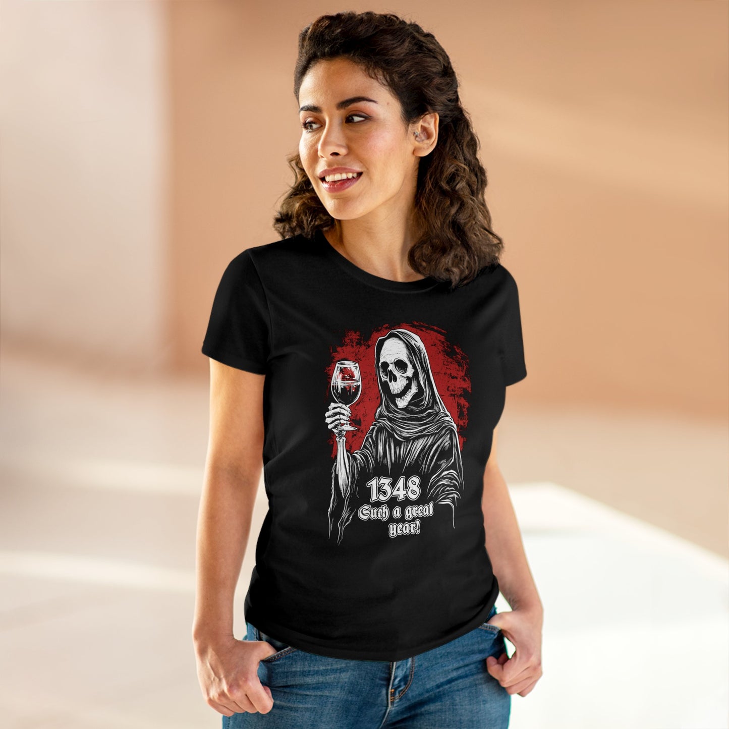 Women's T-shirt Grim Reaper 1348 Such a great year