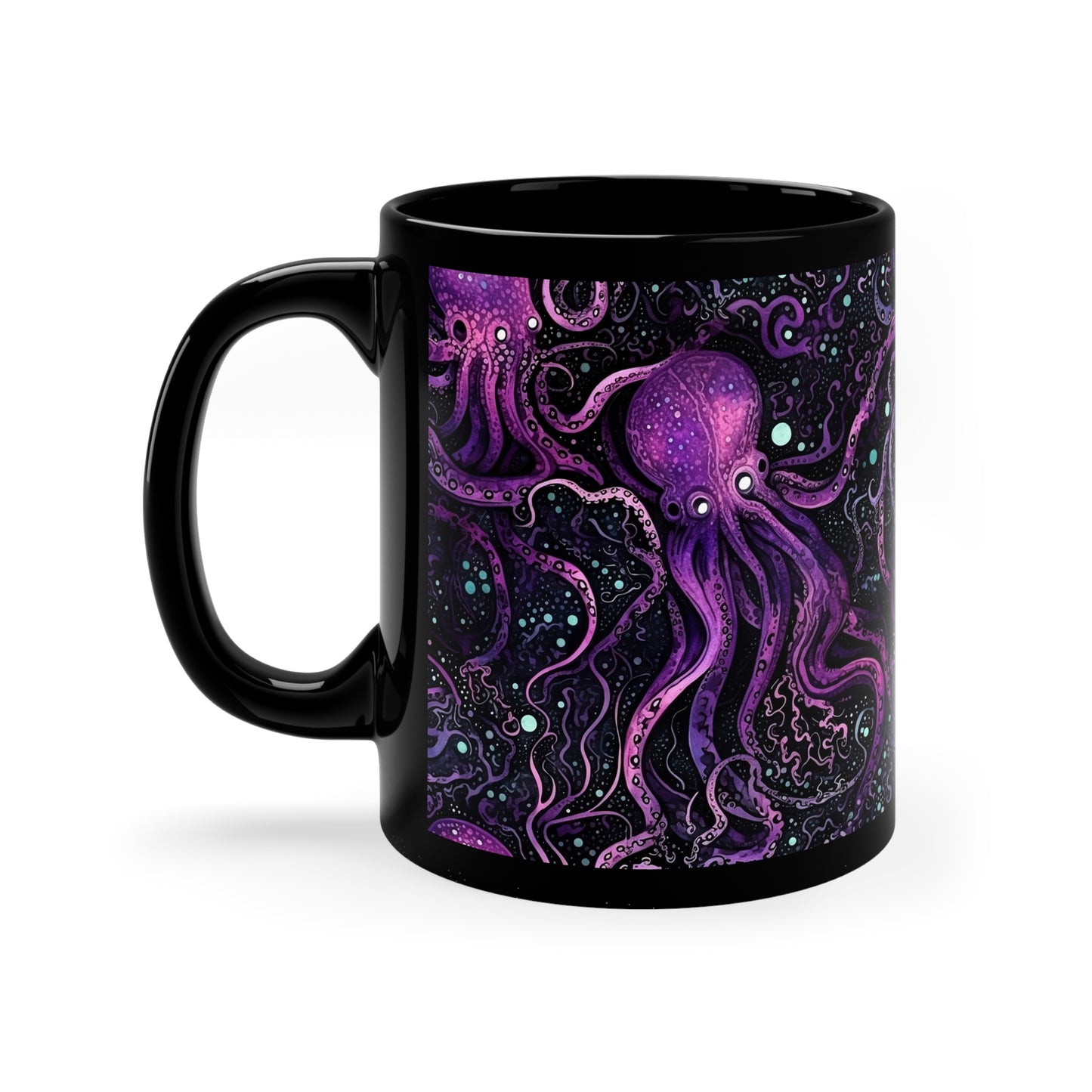 Mug Purple Tentacles out of Space - Frogos Design