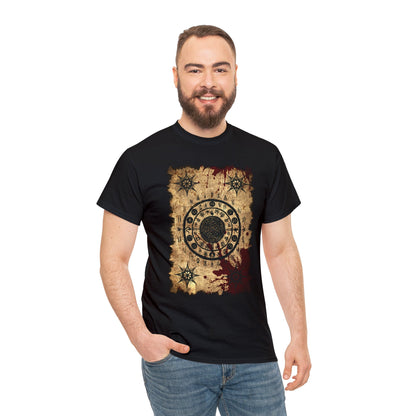 Unisex T-shirt Scroll of Dark Arts Circle - Frogos Design