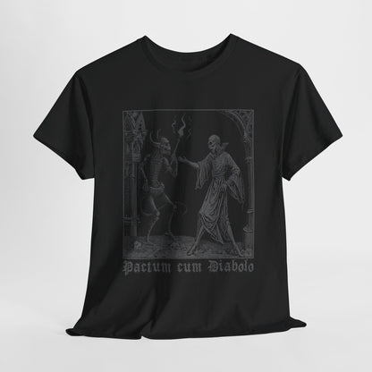 Unisex T-shirt Pactum cum Diabolo in Grey