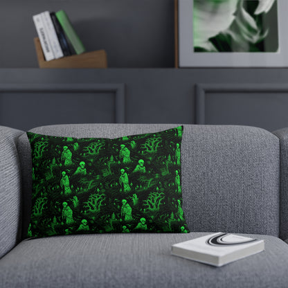 Cushions Spooky Ghosts in Green - Frogos Design