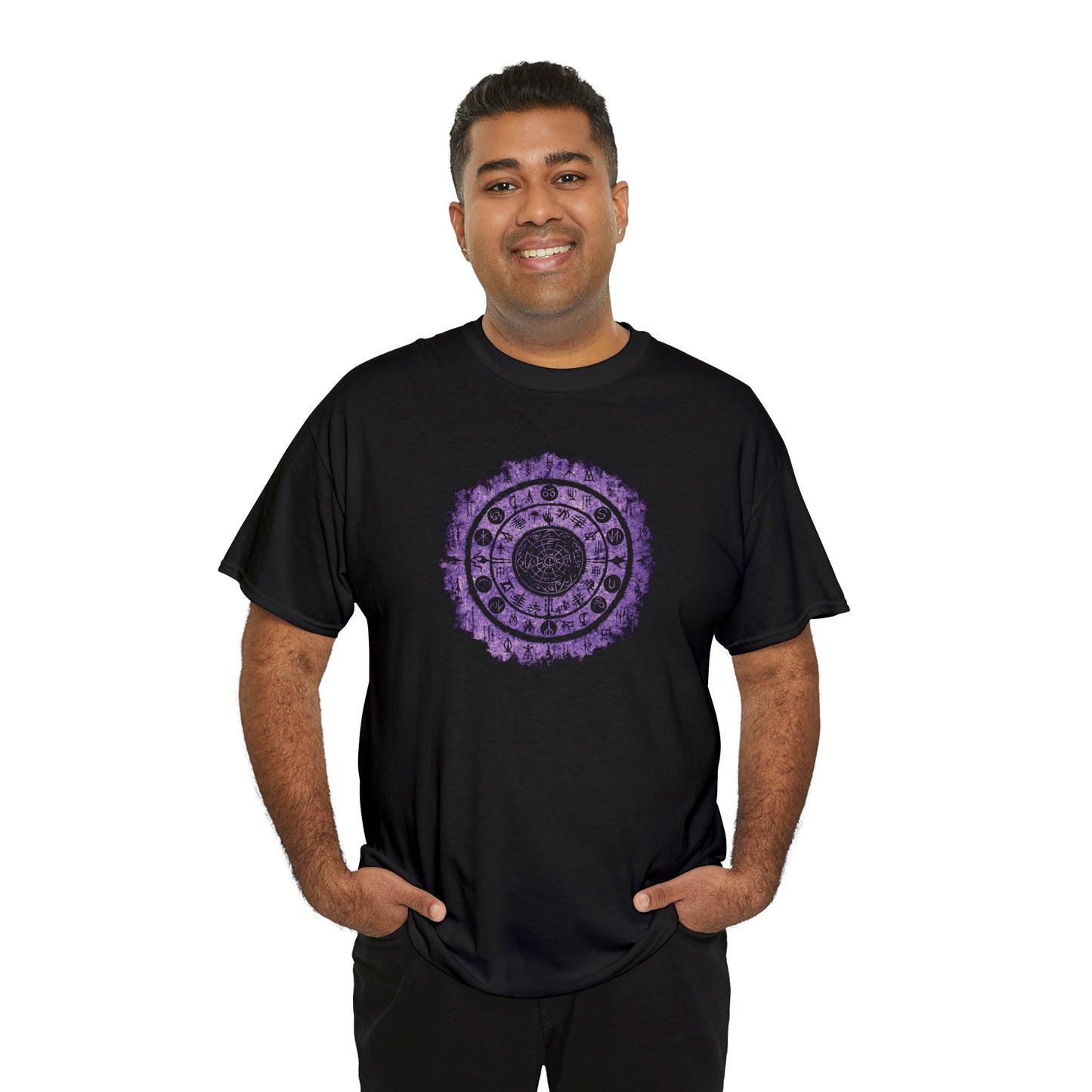 Unisex T-shirt Witchcraft Seal in Purple - Frogos Design