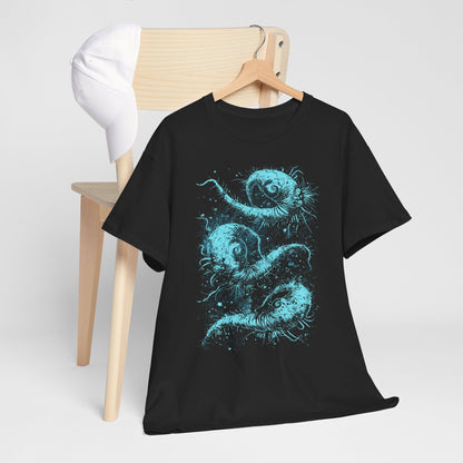 Unisex T-shirt Cosmic Worms in Blue