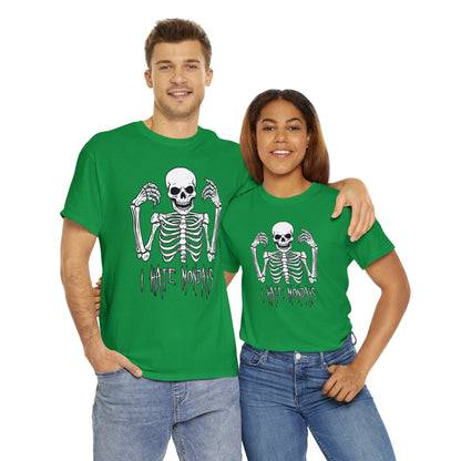 Unisex T-shirt Skelly hates Mondays - Frogos Design