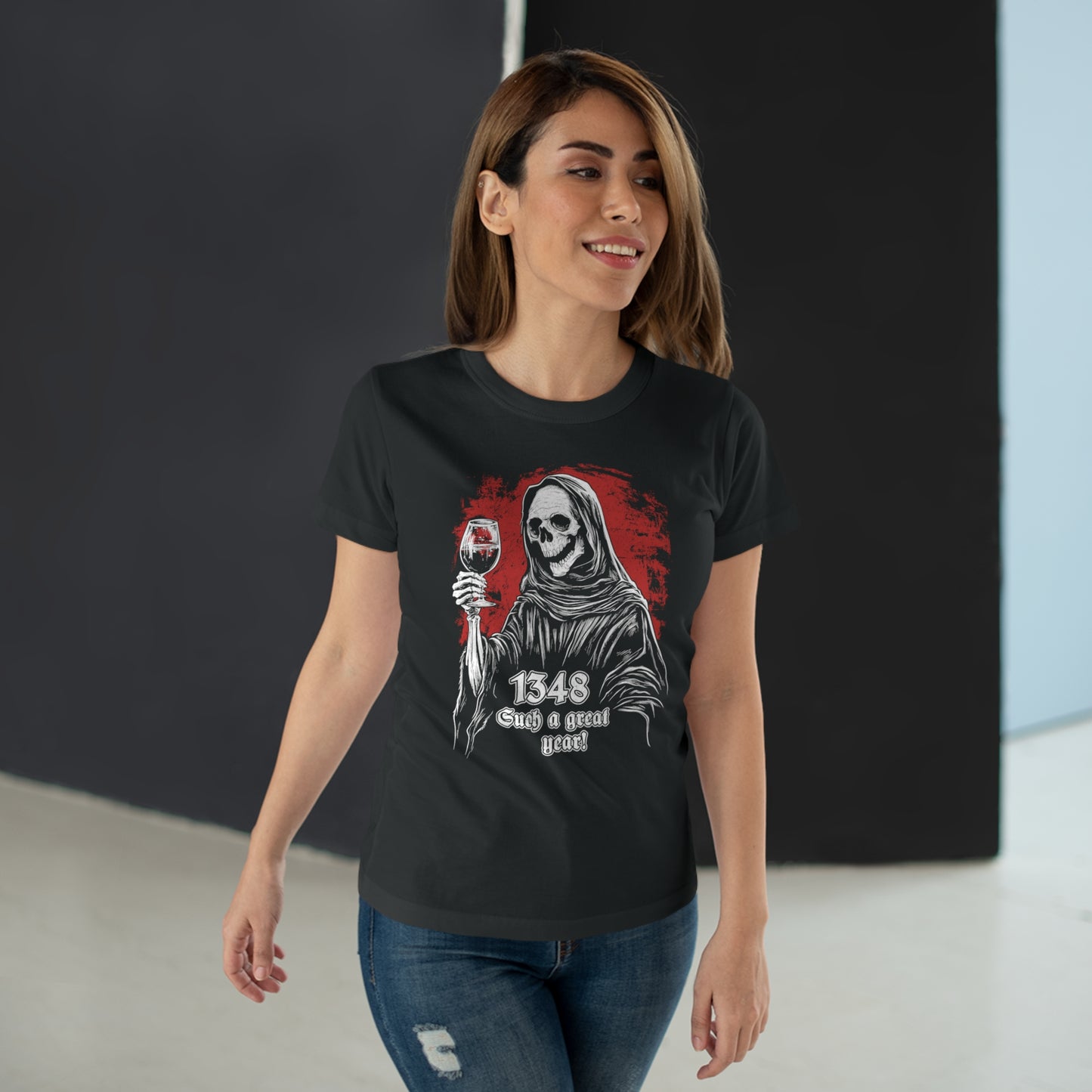 Women's T-shirt Grim Reaper 1348 Such a great year