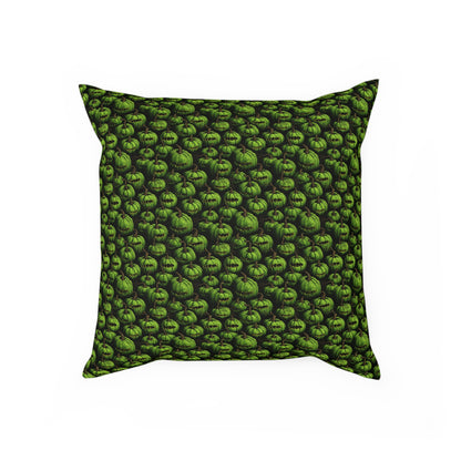 Cushions Spooky Green Halloween Blind Pumpkins - Frogos Design