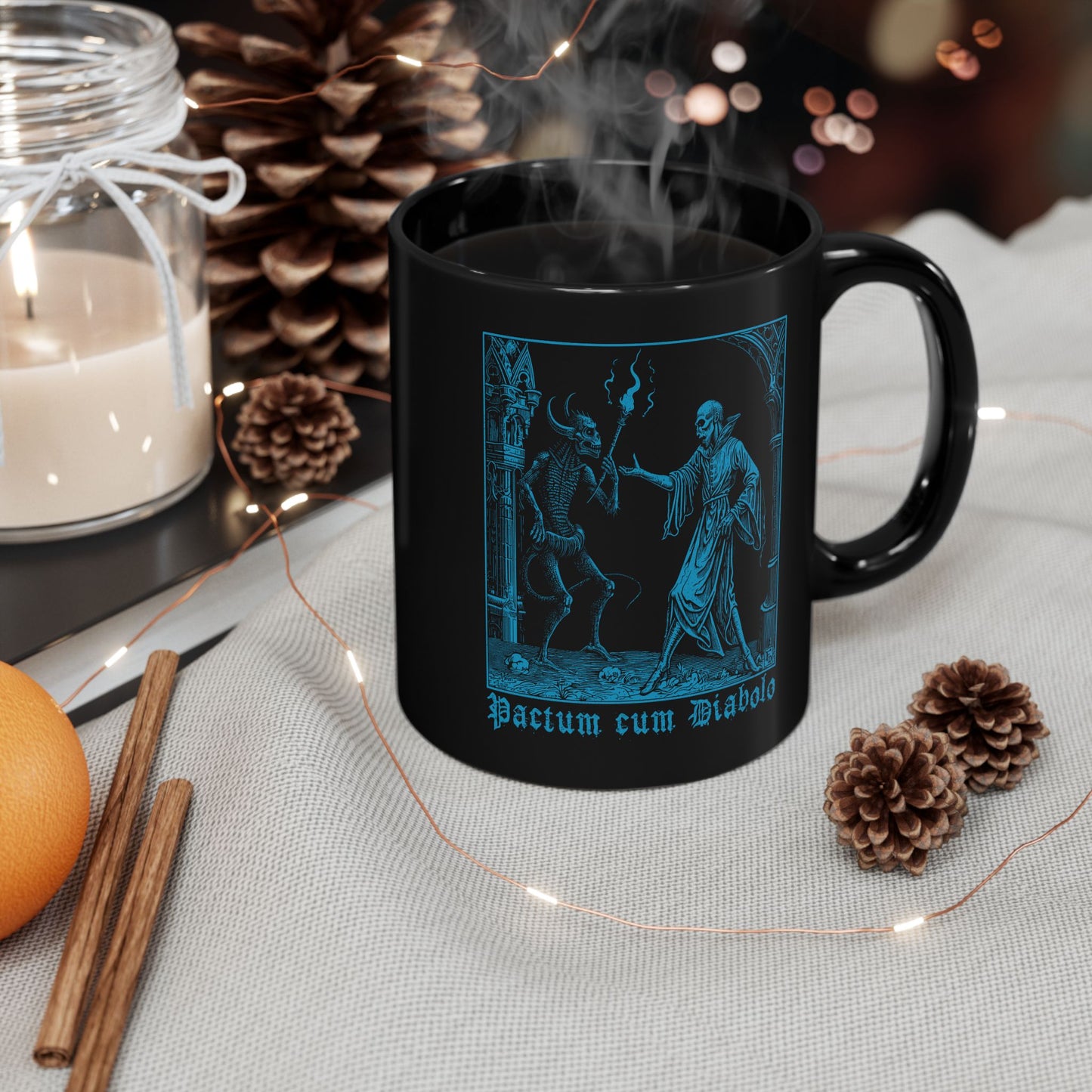 Mug Pactum cum Diabolo in Blue