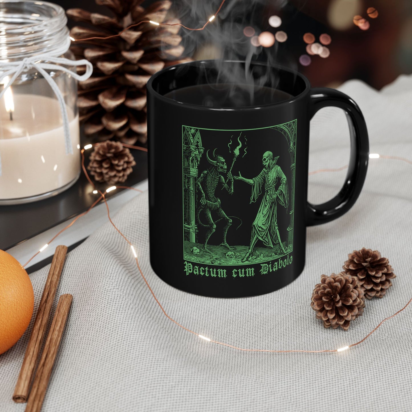 Mug Pactum cum Diabolo in Green