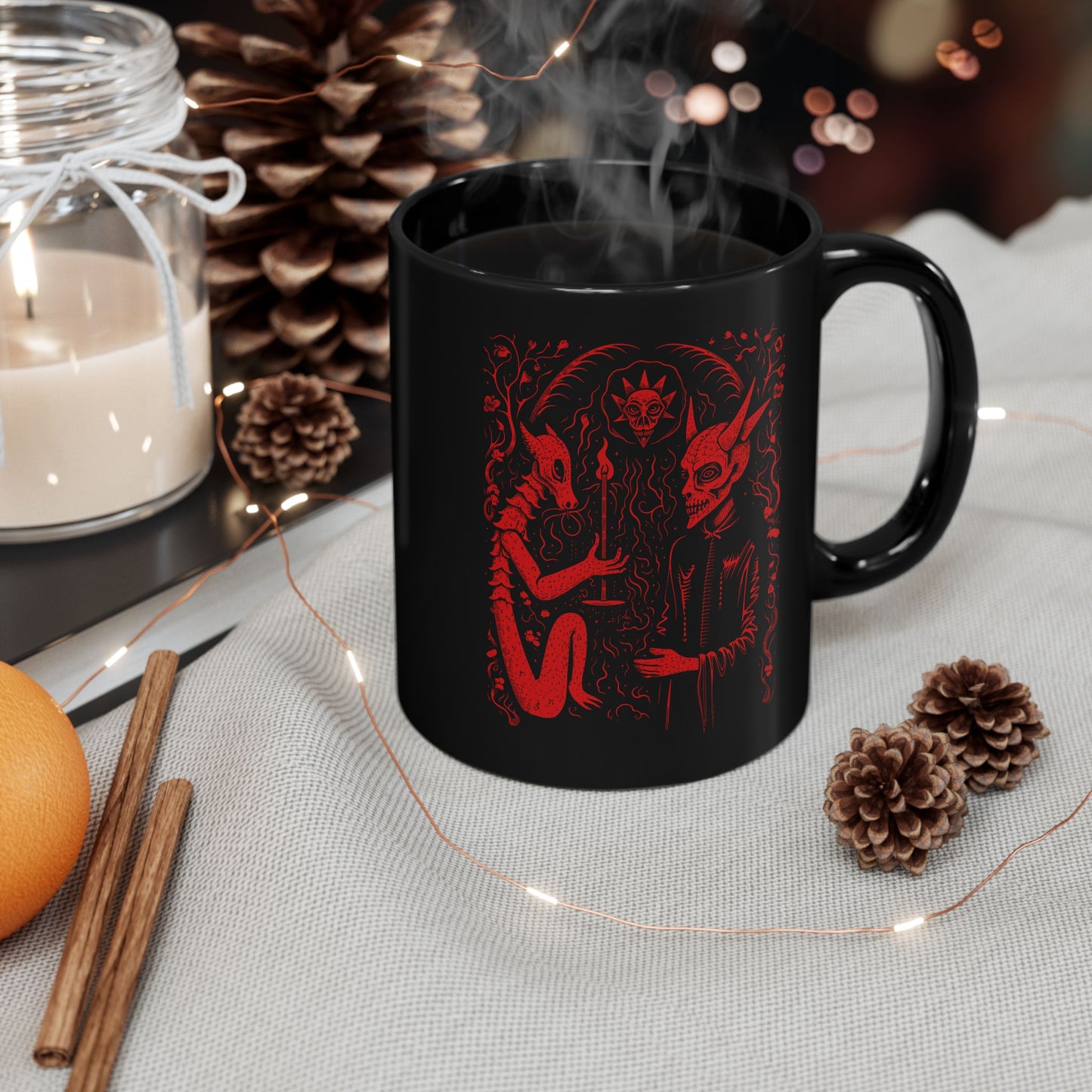 Mug Devil Pact with the Devil in Red