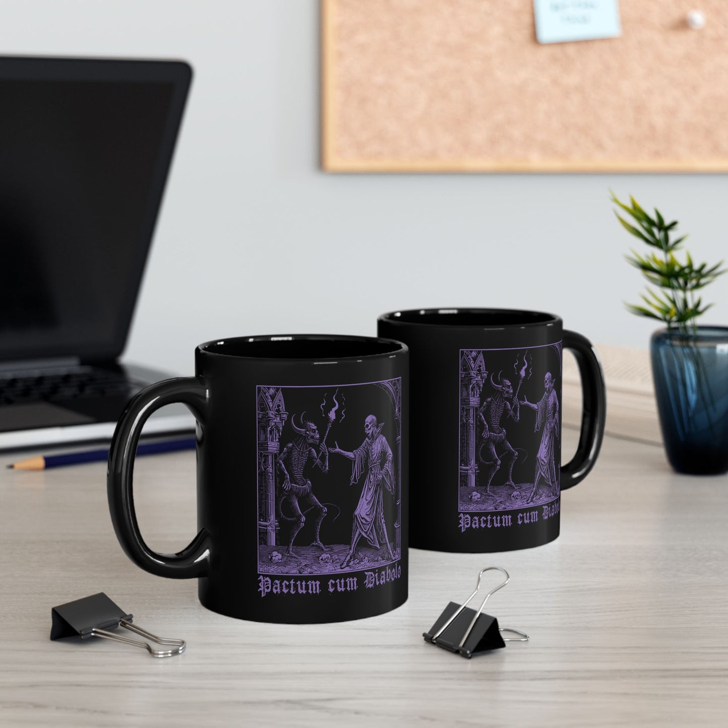 Mug Pactum cum Diabolo in Purple