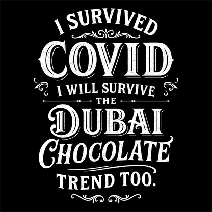 Tote Bag Dubai Chocolate Trend in White
