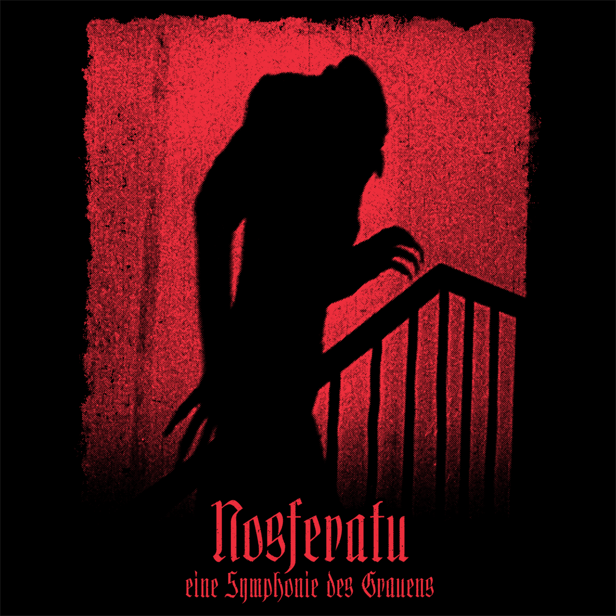 Unisex T-shirt Nosferatu 1922 in red