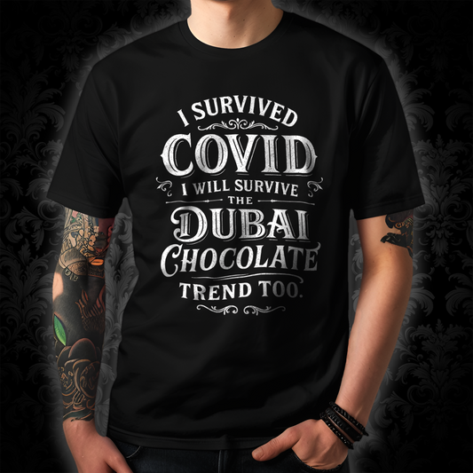 Unisex T-shirt Dubai Chocolate Trend in White