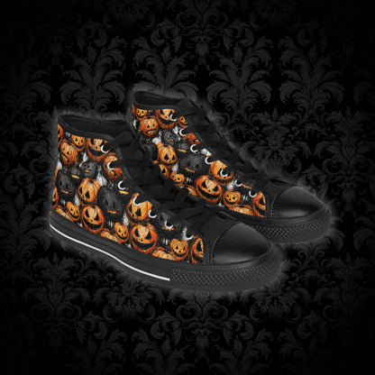 Classic sneakers Spooky Halloween Pumpkin Time - Frogos Design