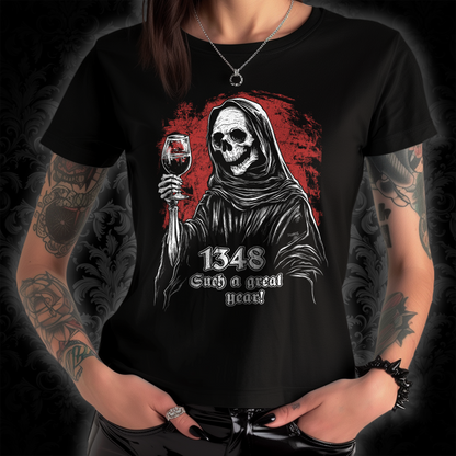 Women's T-shirt Grim Reaper 1348 Such a great year