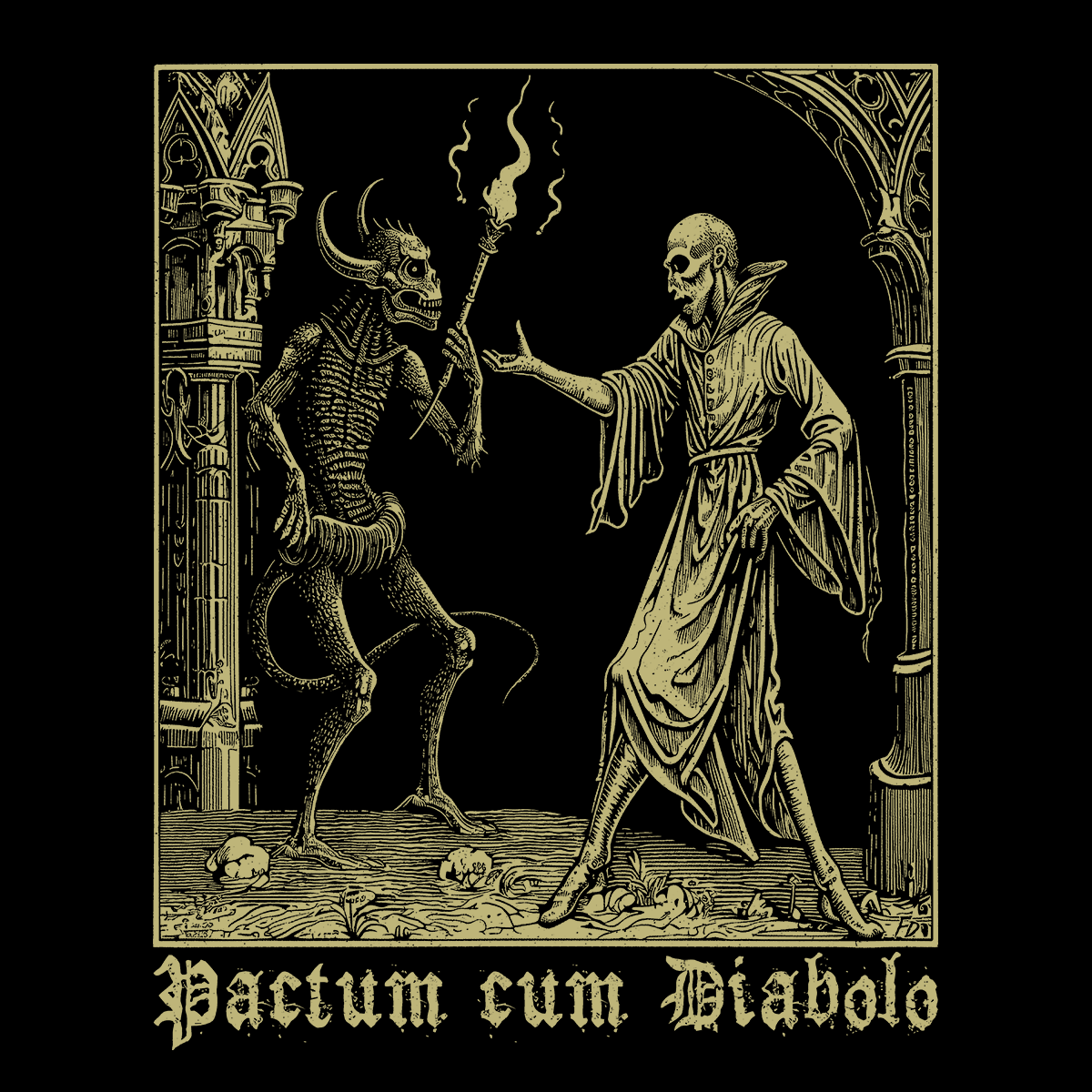 Mug Pactum cum Diabolo in Beige