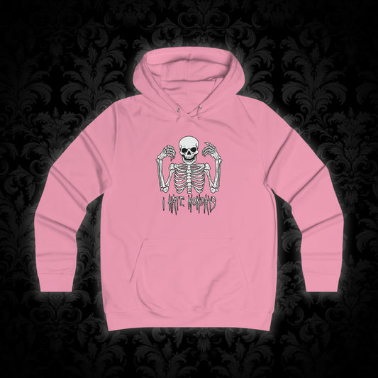 Girlie Hoodie Skelly hates Mondays - Frogos Design