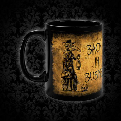 Mug Back in Business in Beige - Frogos Design