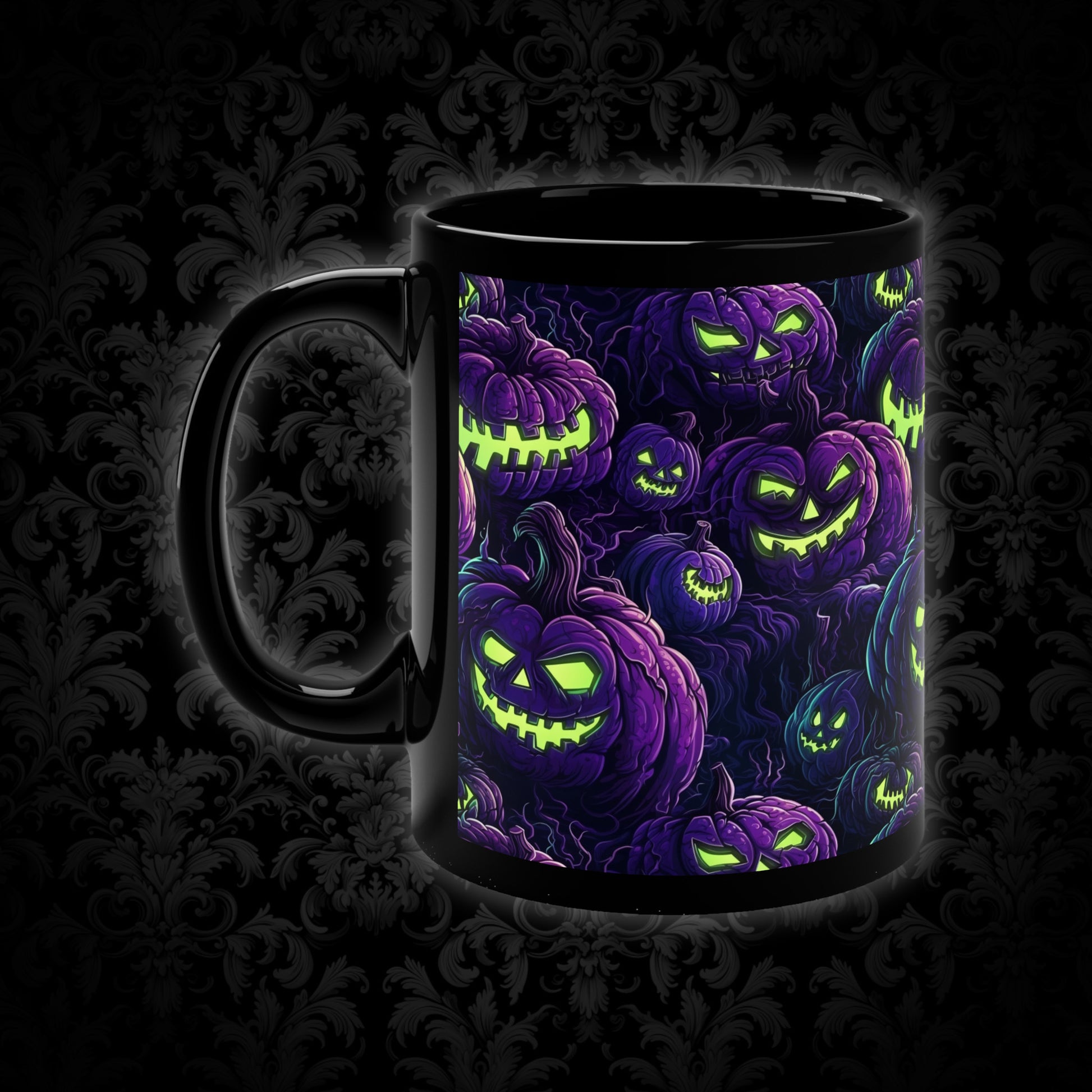 Mug Creepy Halloween Pumpkins - Frogos Design