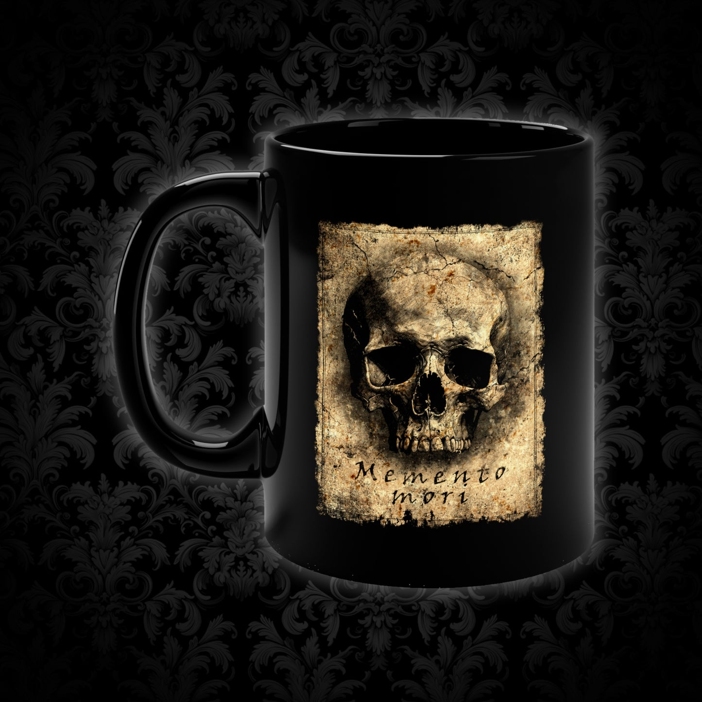 Mug Dark Memento Mori - Frogos Design