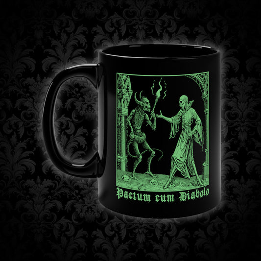 Mug Pactum cum Diabolo in Green - Frogos Design