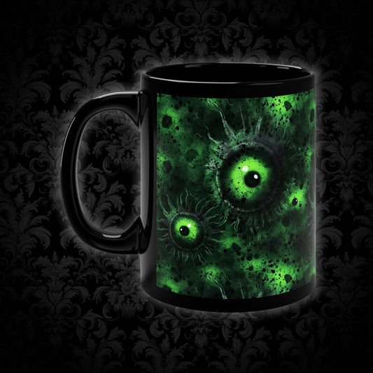 Mug Greeny Lurking Eyes - Frogos Design