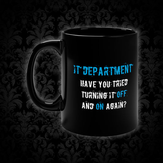 Mug IT Support in Blue - Frogos Design