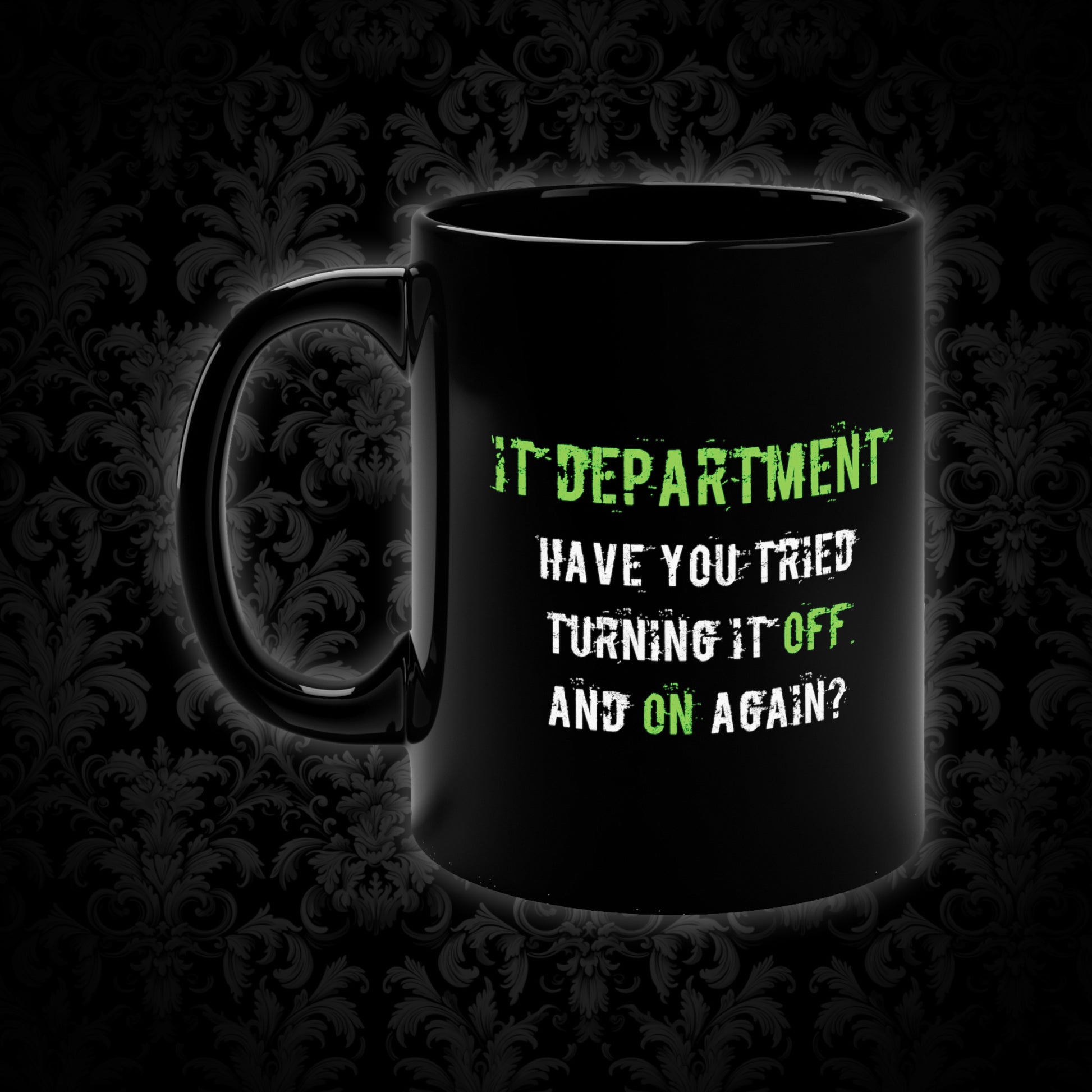 Mug IT Support in Green - Frogos Design