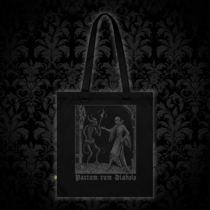 Tote Bag Pactum cum Diabolo in Grey