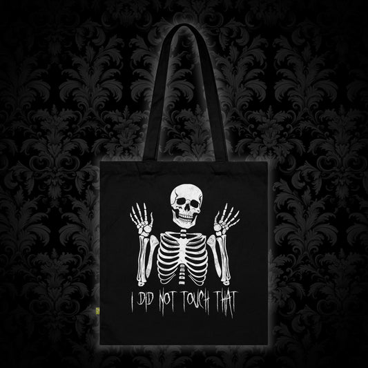 Tote Bag Skelly did not touch that - Frogos Design