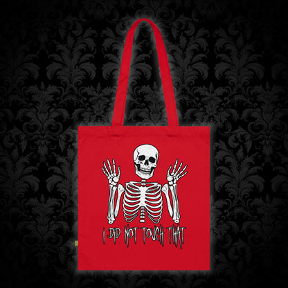 Tote Bag Skelly did not touch that - Frogos Design