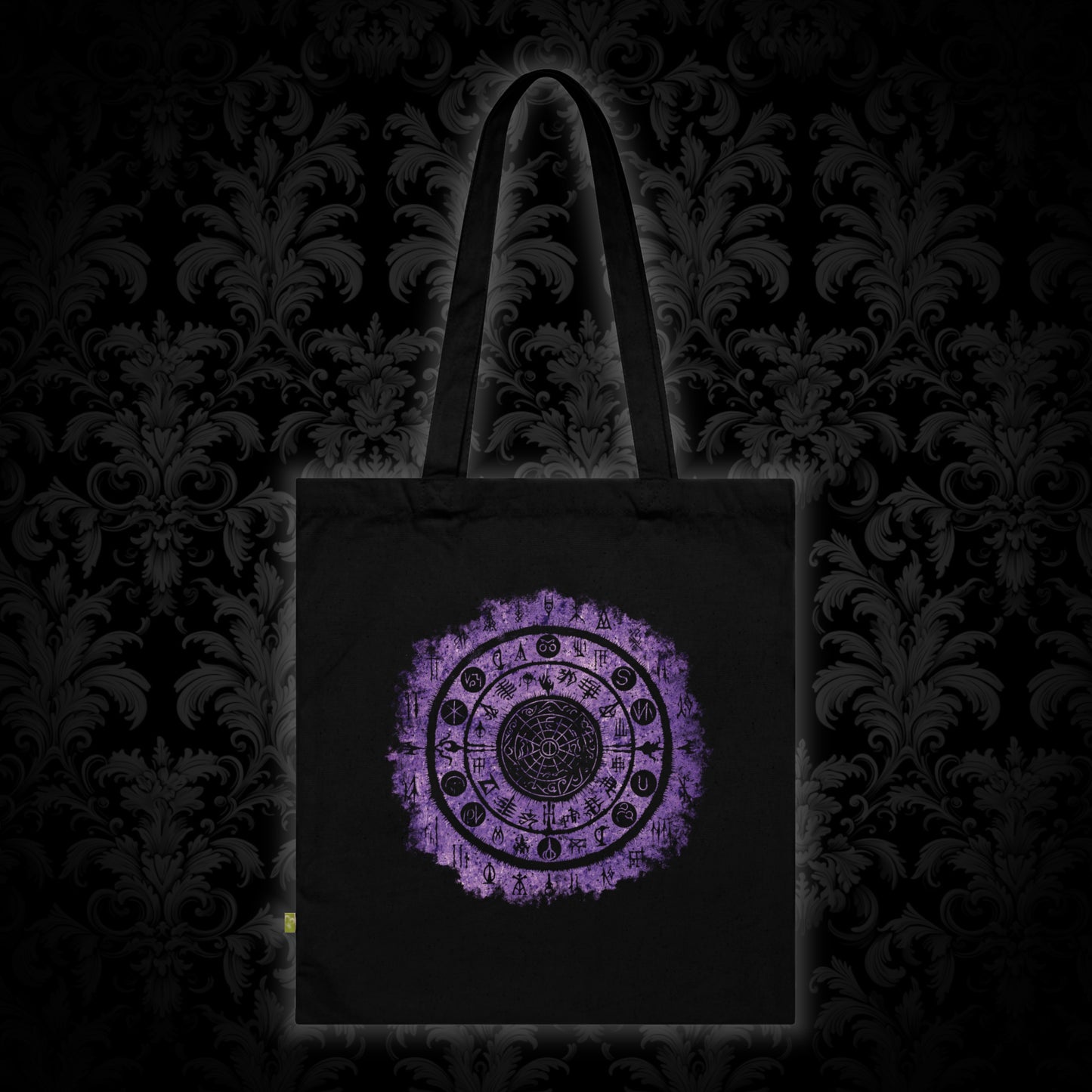 Tote Bag Witchcraft Seal Purple - Frogos Design